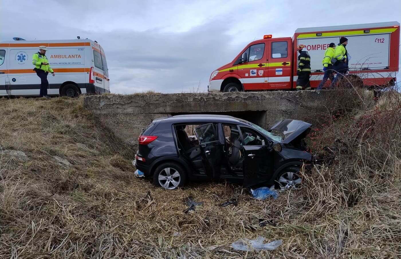 Accident rutier soldat cu patru victime Un tânăr din comuna Baia s a