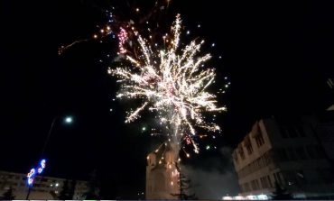 Focul de artificii organizat în Fălticeni la trecerea în 2020