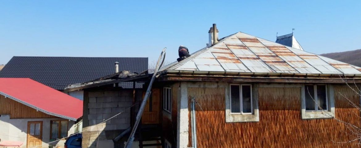 Incendiu într-o gospodărie din comuna Dolhești