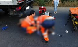 Accident mortal în comuna Bunești. Tânăr lovit în plin de un autotren. El traversase prin loc nepermis
