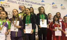 Sportivele clubului de înot din Fălticeni au stabilit un nou record național la Campionatul de poliatlon copii