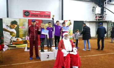 Secția de tenis "Nada Florilor" Fălticeni încheie anul cu trei medalii la Turneul Campionilor de la București