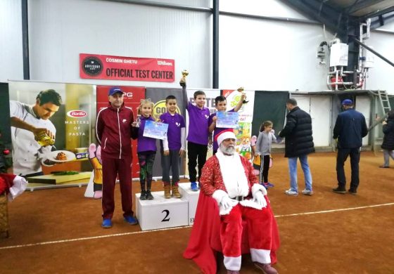 Secția de tenis "Nada Florilor" Fălticeni încheie anul cu trei medalii la Turneul Campionilor de la București