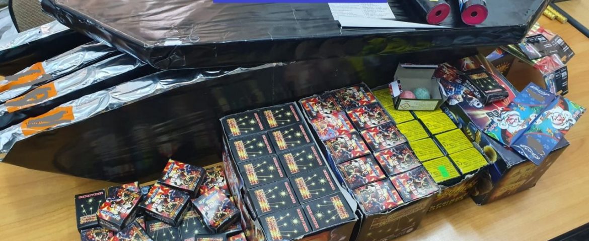 Peste 74 de tone de articole pirotehnice au fost fost confiscate în urma acțiunii “Foc de artificii”