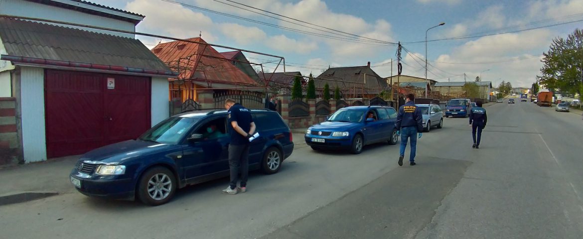 Polițiștii au organizat prima acțiune bliț în Fălticeni. Zeci de șoferi și pietoni controlați pe Armatei și 2 Grăniceri