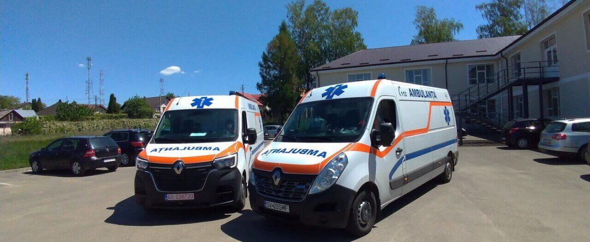 Spitalul din Fălticeni are două ambulanțe noi