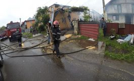 Pompierii voluntari din Cornu Luncii au ajutat la stingerea unui incendiu puternic în comuna Berchișești