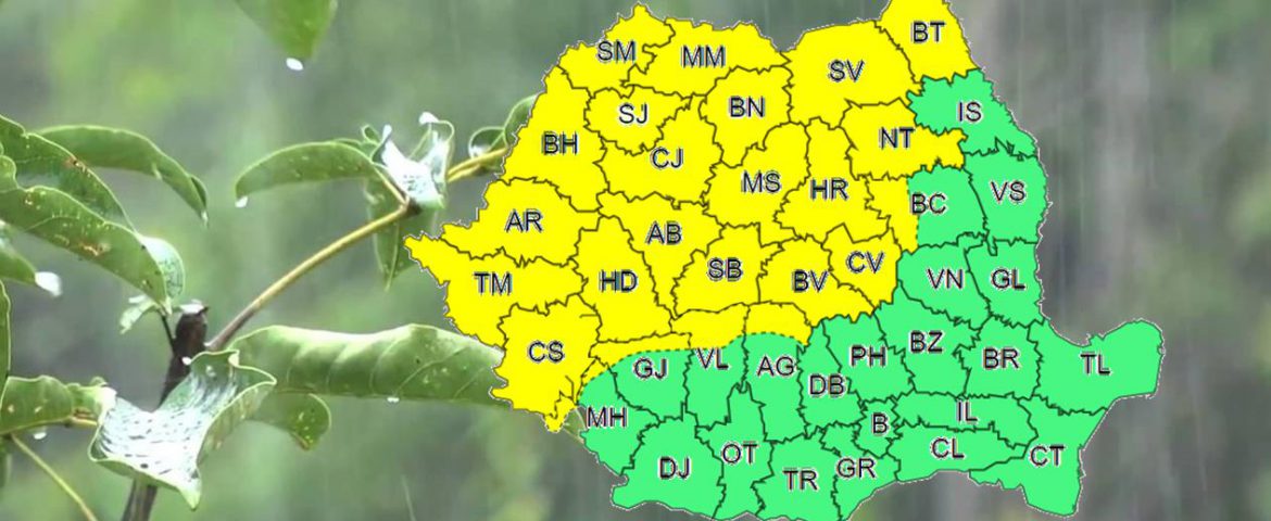 Meteorologii au emis Cod galben de instabilitate atmosferică pentru județul Suceava