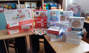 Jocuri educative donate Grădiniţei Speciale de Asociația ,,Rotary Club Fălticeni"