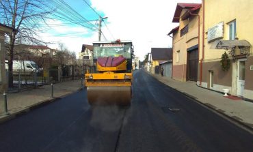 Asfaltare în ianuarie. Strada Ana Ipătescu din Fălticeni este finalizată. Proiectul se încheie în luna mai