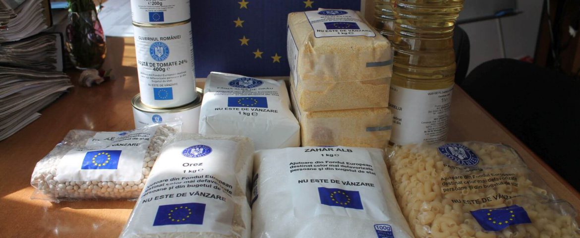 Ajutoare alimentare pentru persoane defavorizate. 12.500 de pachete vor fi distribuite în zona Fălticeni