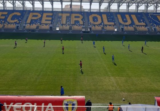 Şomuz Fălticeni și Petrolul Ploiești s-au întâlnit într-un joc de pregătire pe Stadionul "Ilie Oană"