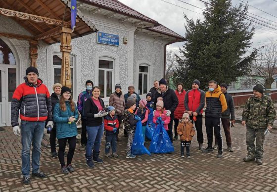 10 tone de deșeuri au fost strânse în două acțiuni de ecologizare desfășurate în Comuna Râșca