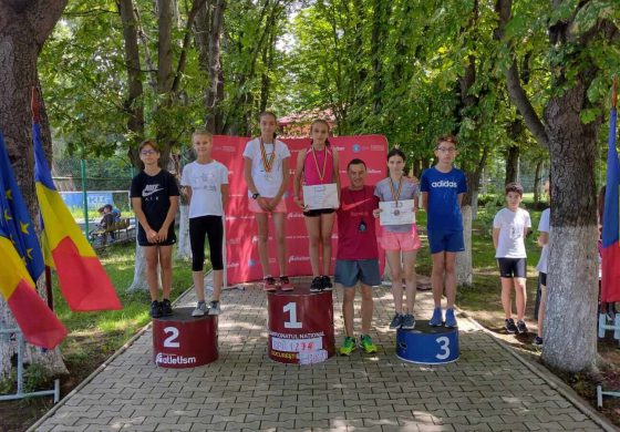 Trei sportive ale CSS „Nicu Gane” Fălticeni au obținut patru medalii la Campionatul Național de Atletism