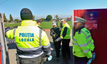 Forțe de ordine suplimentare au fost mobilizate la Fălticeni. Zeci de polițiști și jandarmi vor supraveghea meciul Șomuz - FC Voluntari