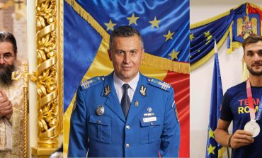 Starețul Mihail Bălan, generalul Ionel Postelnicu și canotorul Ciprian Tudosă au primit distincții de vrednicie