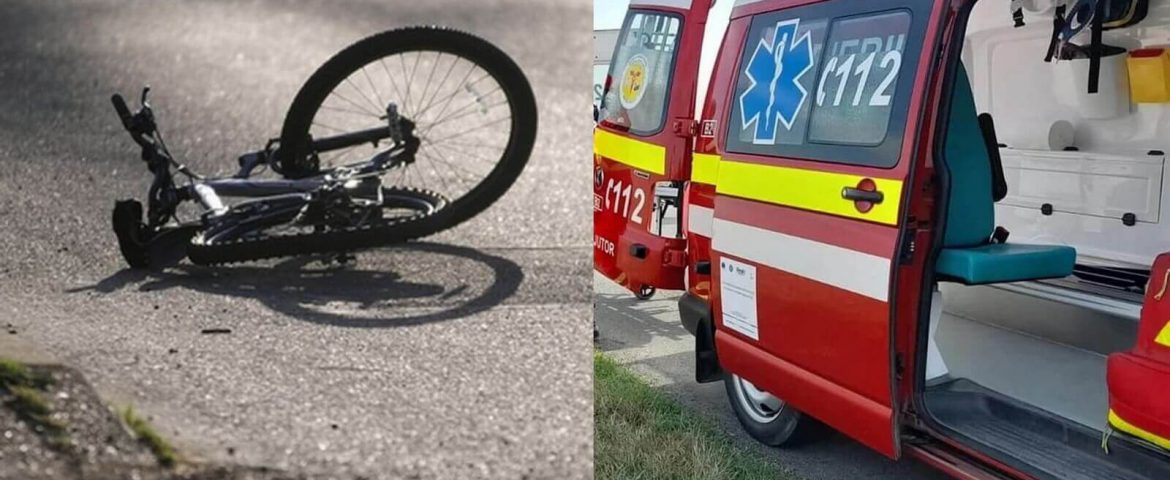 Un biciclist din satul Băișești s-a accidentat în drum spre casă. Bărbatul era sub influența alcoolului