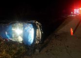Accident în comuna Fântâna Mare. Mașină răsturnată în afara părții carosabile. Tânără  transportată la spital