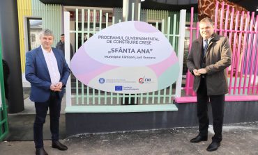 Ministrul Dezvoltării și primarul Coman au inaugurat la Fălticeni prima creșă prietenoasă cu mediul din România