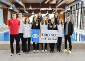 TrioNec susține performanța sportivă. Finanțare importantă oferită campionilor la înot și tenis din Fălticeni