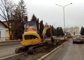 Restricții de circulație pe un tronson al străzii Sucevei. Continuă lucrările de modernizare la iluminatul public