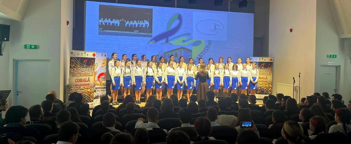 Corul Școlii Gimnaziale „Ioan Ciurea” s-a clasat pe primul loc la etapa județeană din cadrul Olimpiadei Corale