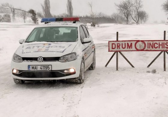 Restricție totală de circulație între localitățile  Hârtop și Valea Glodului. Traficul auto este închis de la ora 19