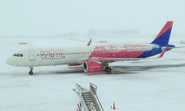 Ninsorile abundente și viscolul au afectat programul zborurilor pe Aeroportul Internațional din Suceava