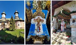 Numeroși pelerini au venit la hramul Mănăstirii Râșca. Slujbă arhierească oficiată de Prea Sfințitul Damaschin