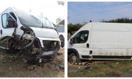 Accident rutier în comuna Drăgușeni. Un șofer s-a izbit cu mașina într-un cap de pod. Două persoane au fost rănite