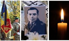 Înmormântat cu onoruri militare și salve de foc! Un veteran din Fălticeni s-a stins din viață la vârsta de 105 ani