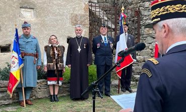 Comemorare Franco-Română. Preotul militar al SMSJ Fălticeni s-a aflat în delegația prezentă la acest eveniment