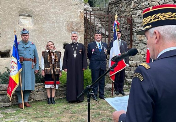 Comemorare Franco-Română. Preotul militar al SMSJ Fălticeni s-a aflat în delegația prezentă la acest eveniment