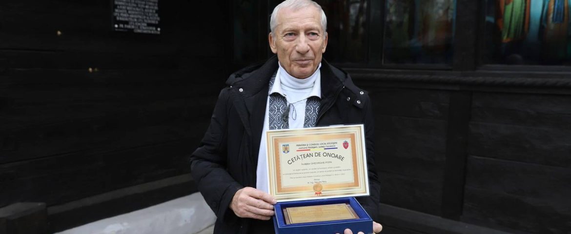Făuritorul de muzee etnografice și învățătorul Gheorghe Popa este „Cetățean de Onoare” al Comunei Rădășeni