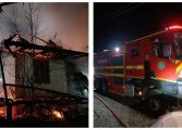 Incendiu declanșat în comuna Preutești. Proprietarul și-a pierdut viața. Au ars casa de locuit și anexa gospodărească