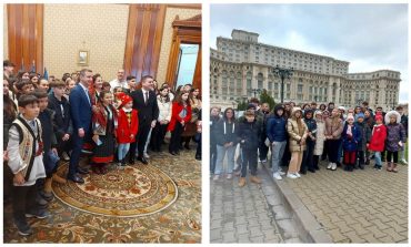 Elevii silitori din comuna Baia au vizitat Palatul Parlamentului. Inițiativa aparține deputatului George Șoldan