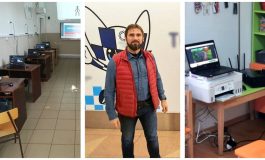 Școala „Nicolae Stoleru” Baia s-a înnoit cu un laborator de informatică. Medicul Vasile Oșean se află printre sponsori