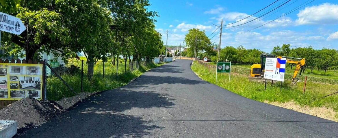Comuna Mălini va încheia un amplu ciclu de investiții. Drumuri locale modernizate în proporție de 100%