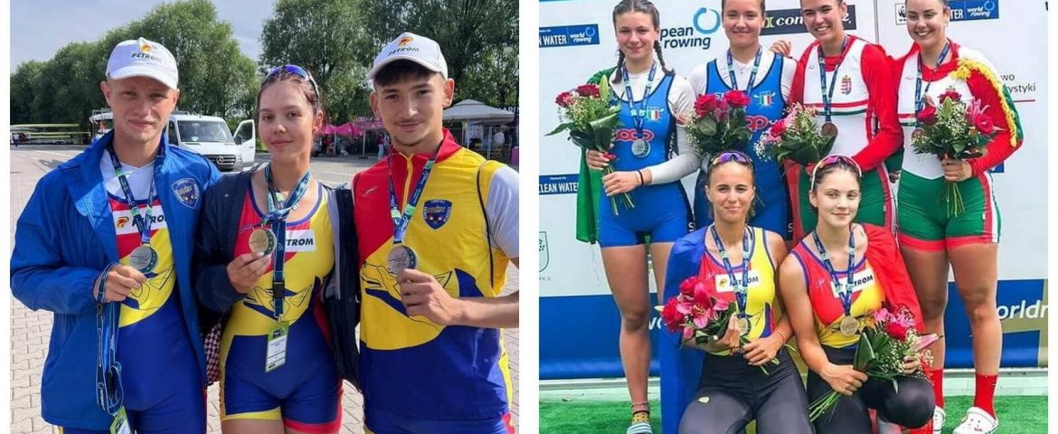Canotorii din Fălticeni, Bogdănești și Dolhasca au obținut medalii aur și argint la Campionatul European de Juniori
