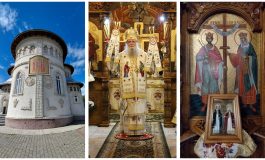 Momente de sărbătoare la Catedrala Ortodoxă de Stil Vechi din Fălticeni. Doi ierarhi au oficiat slujba de hram