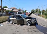 Accidentul rutier din comuna Bunești s-a produs pe fondul unei depășiri. Polițiștii au întocmit dosar penal