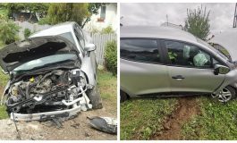 Accident rutier produs pe raza localității Boroaia. Autoturism oprit într-un cap de pod. Șoferiței i s-a făcut rău