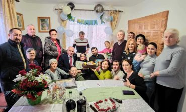 Aniversare centenară în comuna Preutești. Familia și autoritățile au sărbătorit-o pe străbunica Ileana Andrei