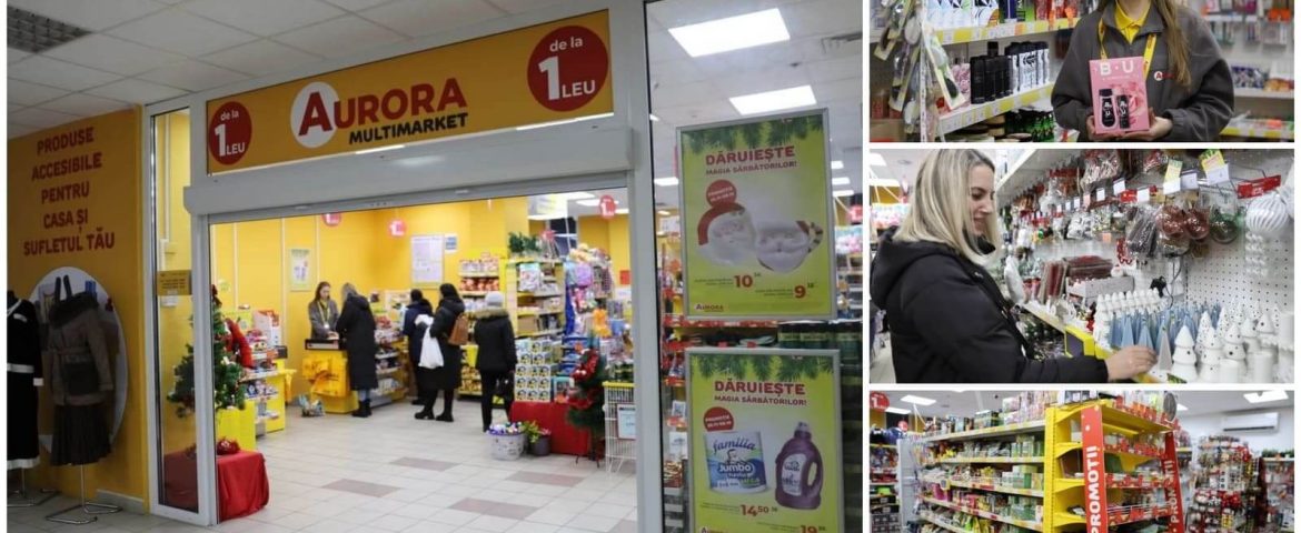 Au sosit super-prețurile de sărbători! Magazinele Aurora Multimarket Fălticeni oferă reduceri de până la 50%