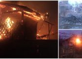 Incendiu în satul Oniceni. Flăcările au făcut prăpăd într-o gospodărie. Au ars tâmplăria și produse electrocasnice