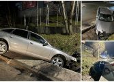 Se întâmplă în Fălticeni. Sensul giratoriu care dă mari bătăi de cap șoferilor. Un alt autoturism s-a oprit în șanț