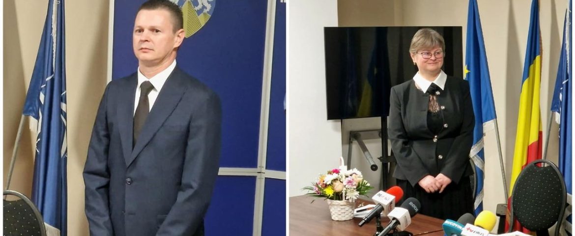 Doi noi subprefecți au fost învestiți în cadrul Prefecturii Suceava. Cine sunt Bogdan Păstrăv și Camelia Damian