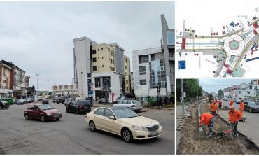 Schimbări majore în centrul Fălticeniului. Parcări desființate, carosabil lărgit, sens giratoriu, piste pentru biciclete