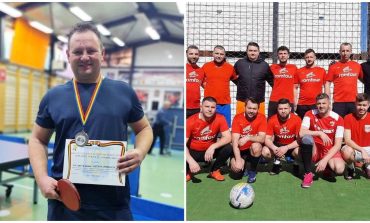 Polițiștii din Fălticeni au câștigat locurile II și III la tenis de masă și minifotbal în competițiile de la nivelul IPJ Suceava