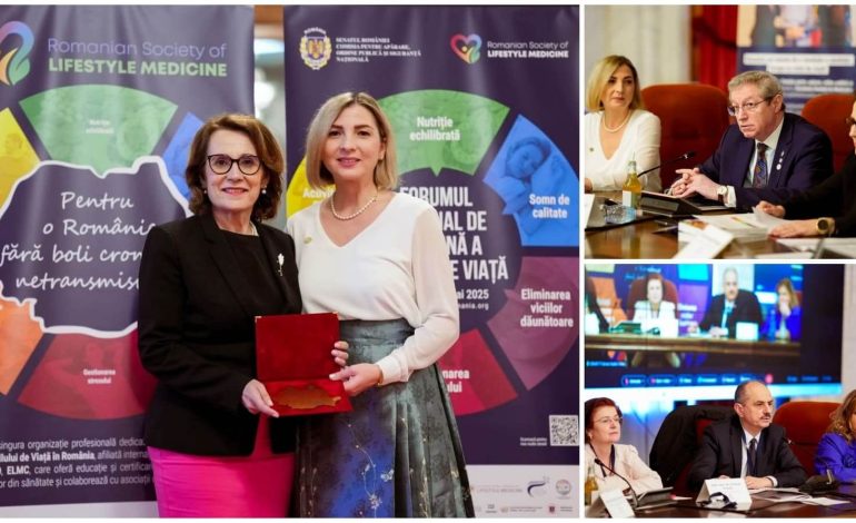Medicul fălticenean Emanuela Mercore Huțanu i-a reunit la București pe giganții Medicinei Stilului de Viață